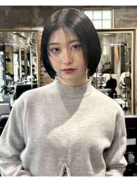 ニコ トウキョウ(nico TOKYO) 黒髪 顔周りレイヤー ボブ