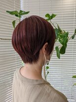 アース 三田南ウッディタウン店(HAIR&MAKE EARTH)&nbsp;20代30代40代ショートボブ前下がり白髪ぼかし　9/25