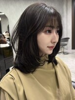 シティ(CITY) ミディアムレイヤースタイル ワンホンヘア