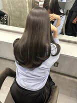 キング(K!ng)&nbsp;縮毛矯正髪質改善ハイライトレイヤーカット枚方美容室エクステ