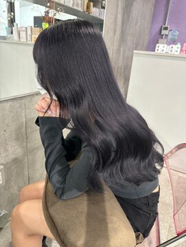 ラヴィキョート(Lavy kyoto) ミディアムヘアハイライトウルフカット小顔レイヤーボブワンレン