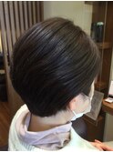 白髪ぼかし40代50代30代ミセスヘアコンパクトショート*立体感