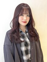 アクシス 栄店3F(`AXIS) 【Hinako】チェリーレッド×韓国レイヤーカット