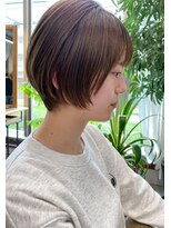 ナル(nalu.) ショート/ショートボブ/グラボブ /透明感カラー