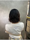 イメチェン/ホワイトブロンド/外ハネボブ/美髪/南草津