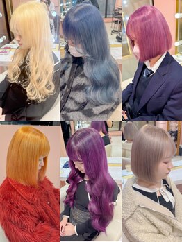 シェリエ(Cherie)の写真/豊富なデザインカラーで"かわいい"を叶えます♪しっかり相談して一人ひとりに似合うスタイルをご提案◎