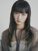 ムーン バイ ケンジ(moon by KENJE)&nbsp;顔周りレイヤー×デザイン裾カラー