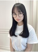 前髪カットが可愛い☆髪質改善ストレートヘア