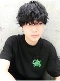 フェザーマッシュ/ソフトツイスパ/ツーブロック