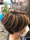 ヘアーブティック アート21ハーツ店の写真/大人気のウイビングカラー♪細かいハイライトで立体感UP◎おしゃれに年齢は関係ない♪