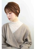 柔らか甘め似合わせ小顔ふんわり大人ショート♪20代30代40代