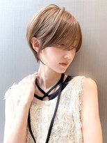 ハルキミナト ジャパン ヨコハマ(HARUKI MINATO japan YOKOHAMA)&nbsp;大人ショート/縮毛矯正/学割U24/ブルーカラー/くすみベージュ