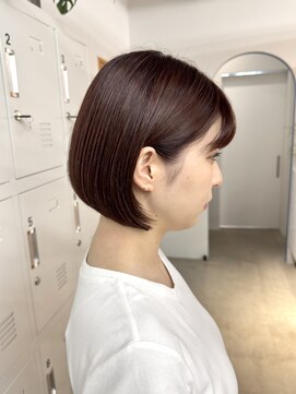 ミーナ バイ アーバン(Meena by urban.) 【Meenaハザマ】伸ばしかけも楽ボブ×ショコラベージュ