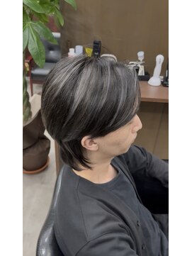 ランルコネ(ran rukone) ハイライトカラー/白髪ぼかし/ウルフカット