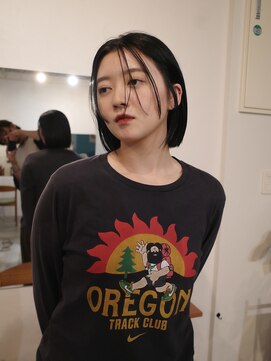 ピュー(Piu-) 【ミニボブ/阿部達哉】ショートボブ/前髪カット