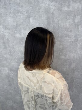 シエル 立川店(CIEL) 【ClEL立川　佐藤】くびれボブ　インナーカラー