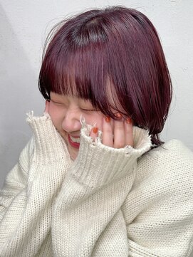 カーム(calm) ミディアムヘア/デザインカラー/フェイスフレーミング/鹿島田