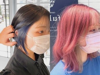 ケアアンドデザイン 今里本店(care&design fulfill)の写真/【今里駅1分☆】ヘアケアサロンならではの《デザインXうる艶ヘア》立体的ハイライトと透明感がクセになる☆