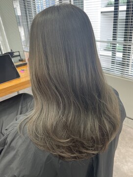 ヴェルダ 池袋店(verda) ブリーチなしダブルカラー/オリーブグレージュ