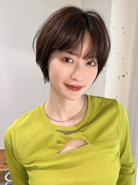 メゾンドムニ 恵比寿(Maison de MUNi) ★30代40代ハンサムショートパーマ/ボブルフ/ショコラベージュ