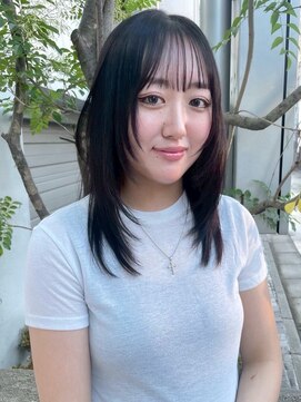 サイン 渋谷(SIGN) お洒落なレイヤーカットハッシュカットレイヤーボブ渋谷