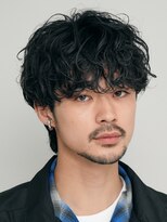 フィフス トウキョウ (fifth TOKYO) 緩めルーズパーマ韓国風シャドウパーマ刈り上げマッシュショート