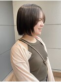 透明感グレージュカラー　担当渡辺聖
