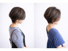 得意技術２　白髪ぼかしハイライトカラー