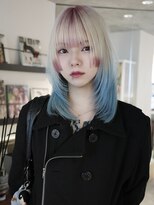 クペウヘイヴン(cope'u HAVEN)&nbsp;原宿/ウルフカット レイヤー デザインカラー ルーツカラー
