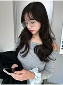 レイヤーカットウルフカットボブグレージュオリーブべージュ