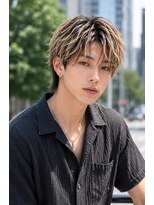 ランソ 成田店(RUNSO)&nbsp;韓国風センターパート×立体感ハイライト