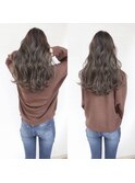 ブリーチ無しダブルカラー×イルミナダブルアッシュ