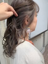ヘアーアンドビューティーザ エフ(Hair Beauty the F)&nbsp;インナーカラー＿ミルクティーベージュ＿イヤリングカラー＿15