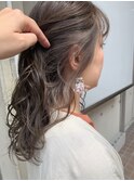 インナーカラー_ミルクティーベージュ_イヤリングカラー_15