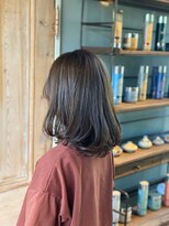 ベニヤボンドストリート(Beniya BOND STREET) ダークラベンダーアッシュ×ボブ×鎖骨ミディアム