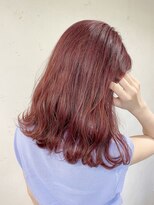 アジールヘア 東上野店(agir hair)&nbsp;外ハネミディアム/Aラインボブ/ピンクカラー【上野/東上野】