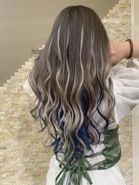 アンク クロス 関内店 【ANKHCROSS】エクステデザインカラー！ブルーパープル