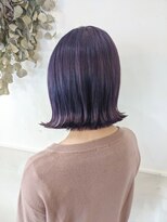 ボアップ 新居浜店(boappu)&nbsp;#パープルカラー #外ハネ #ボブ