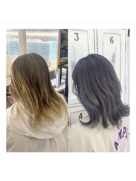 クラン ヘアーアンドスタジオ(CLAN hair & studio) ハイトーンエクステブリーチインナーミルクティーベージュ