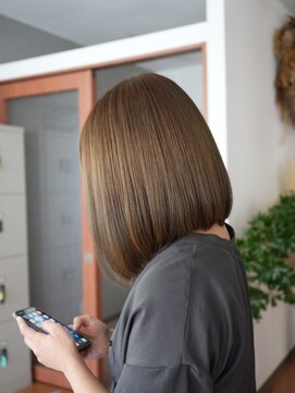 スタジオフィット(STUDIO FITTO) ■大人女性 ダブルカラー■　オリーブ色