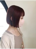 暖色ボブ