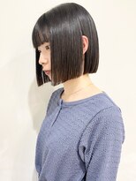 モリオフロムロンドン 松戸店(Morio from London)&nbsp;【松戸　石山】切りっぱなし黒髪ボブ酸熱トリートメント