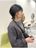 マッシュウルフ×インナーカラー