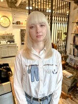 トレンチ(TRENCH)&nbsp;《TRENCH おつじ》フェイスレイヤー レイヤーカット ブリーチ