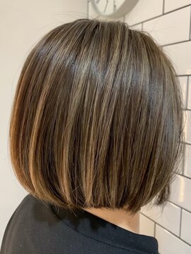 ジュイール(jouir) ミルクティーベージュダブルカラーケアブリーチハイライトカラー