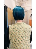 turquoise bob