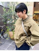 クプラ(Qpula)&nbsp;【qpula 久芳未鈴】マッシュショート/ショート/ダークグレー