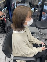 ゴウトゥデイシェアサロン 町田店(GO TODAY SHAiRE SALON)&nbsp;ブリーチ無しオリーブカラー♪