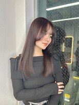 ラフィット 香椎(lafit)&nbsp;韓国風ヘア　学割U24 透明感カラー 艶カラー ビターチョコレート