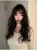 オリーブべージュ×レイヤーカット